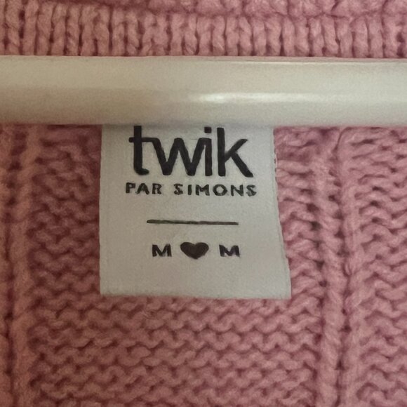 Pink Twik Knit Sweater Vest - Picture 2 of 3